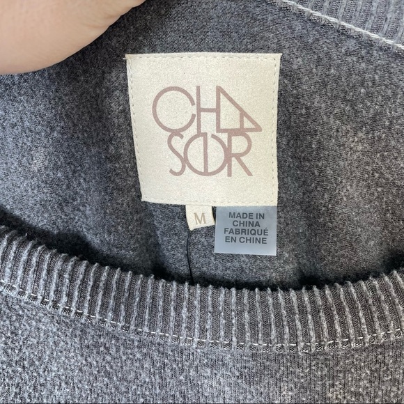 Chaser Shirred Sleeve Sweatshirt Sz Medium - Picture 7 of 15